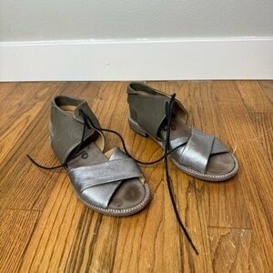 P. Monjo Leather Sandals Tie